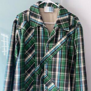 Kith Plaid Initial K Jacket (Large) - Gently Used